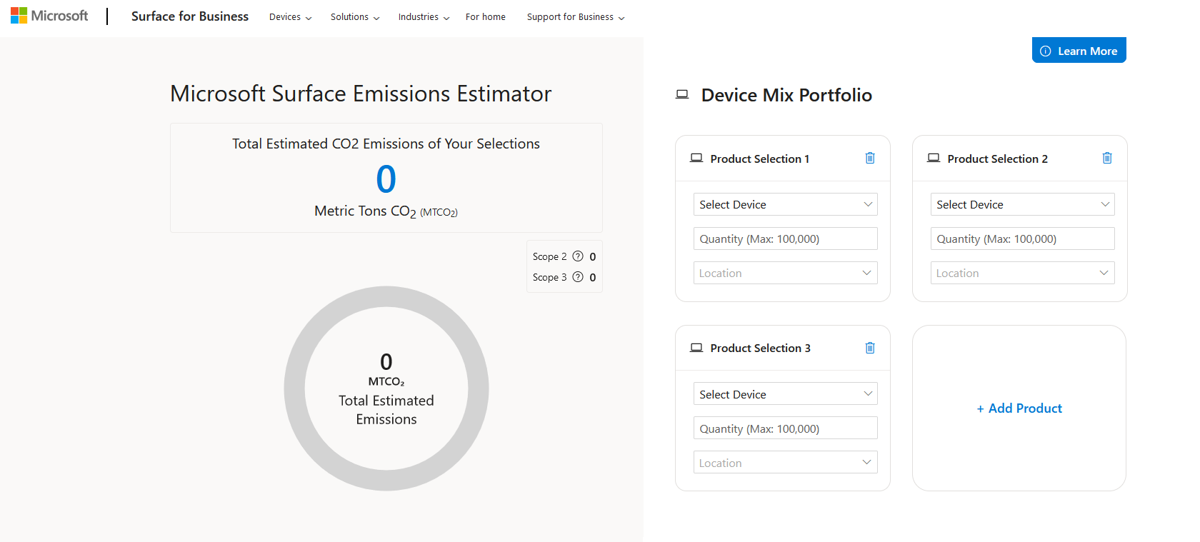 Microsoft Surface Emissions Estimator - Nachhaltigkeit fürs Business